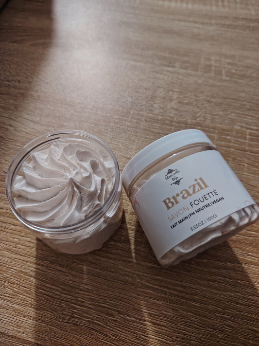 Savon fouetté Senteur "BRAZIL" 100g